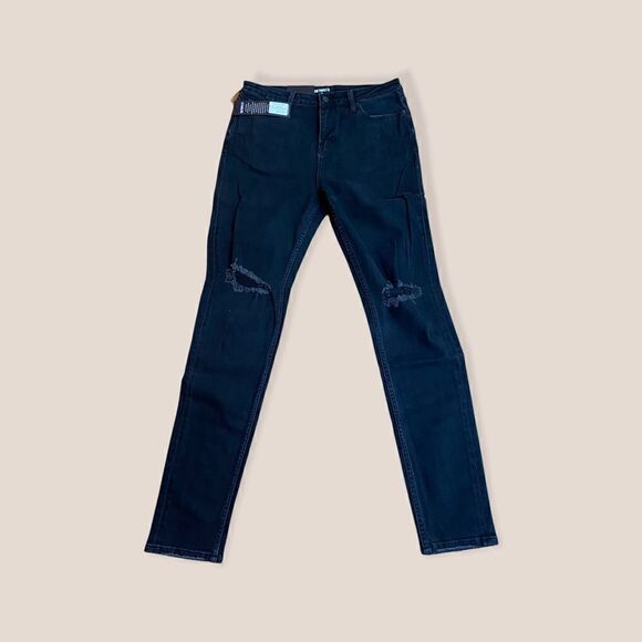 The People Vs. 1990 Destroyed Jeans Black Sz 32 NWT - Picture 6 of 11